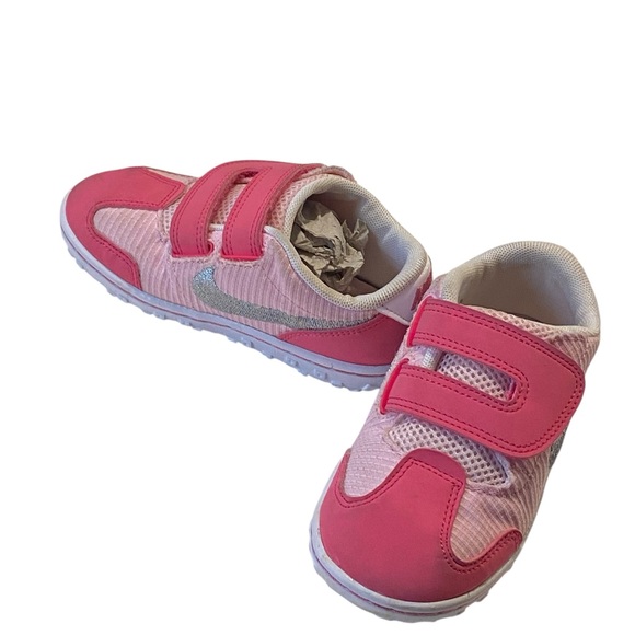 NIKE SENSORY MOTION SYSTEM PINK/WHITE WASHABLE SHOE Size 8C Toddler - Picture 2 of 8